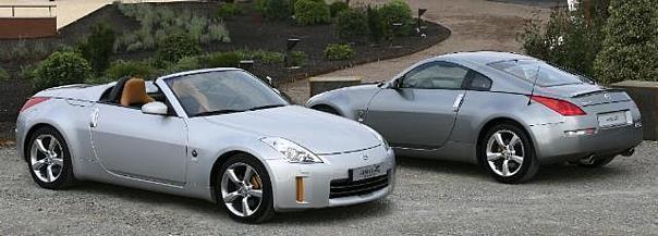 Nissan 350Z Roadster und 350Z.